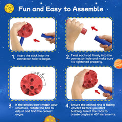 VICHTOP safe materials ensure kid-friendly, durable fort structures