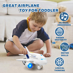 Victob Airplane Toy landing gear and sturdy build withstands rough play.