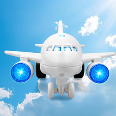Victob Airplane Toy side view showing durable wheels for active play.