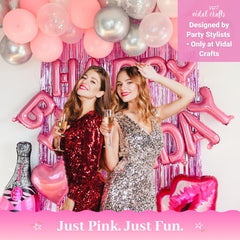 Vidal Crafts reusable foil balloons support multiple uses for future parties.
