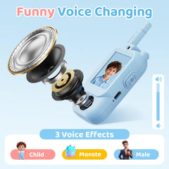 Video Walkie Talkies for Kids USB charging keeps devices ready for fun.