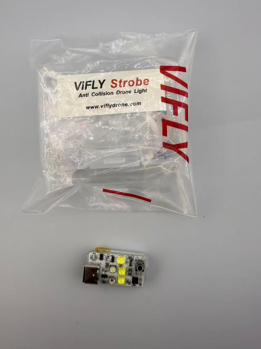 VIFLY strobe compatible with multiple drones for night flight