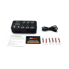 VIFLY WhoopStor V3 in-use charging keeps batteries organized during sessions.