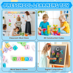 VigorFun transparent blocks close-up emphasizing sensory appeal and color clarity