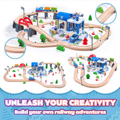 VigorFun road and rail tracks provide flexible layouts for evolving play scenarios.