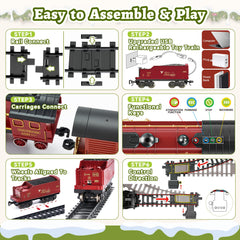 VigorFun easy-assembly train set enabling creative building by kids