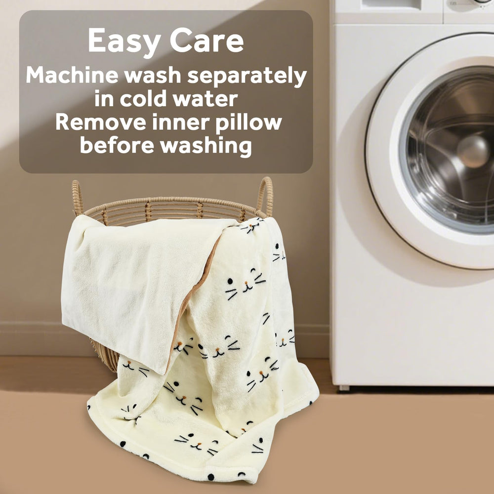 Care instructions for the VigorSpring blanket and pillow set