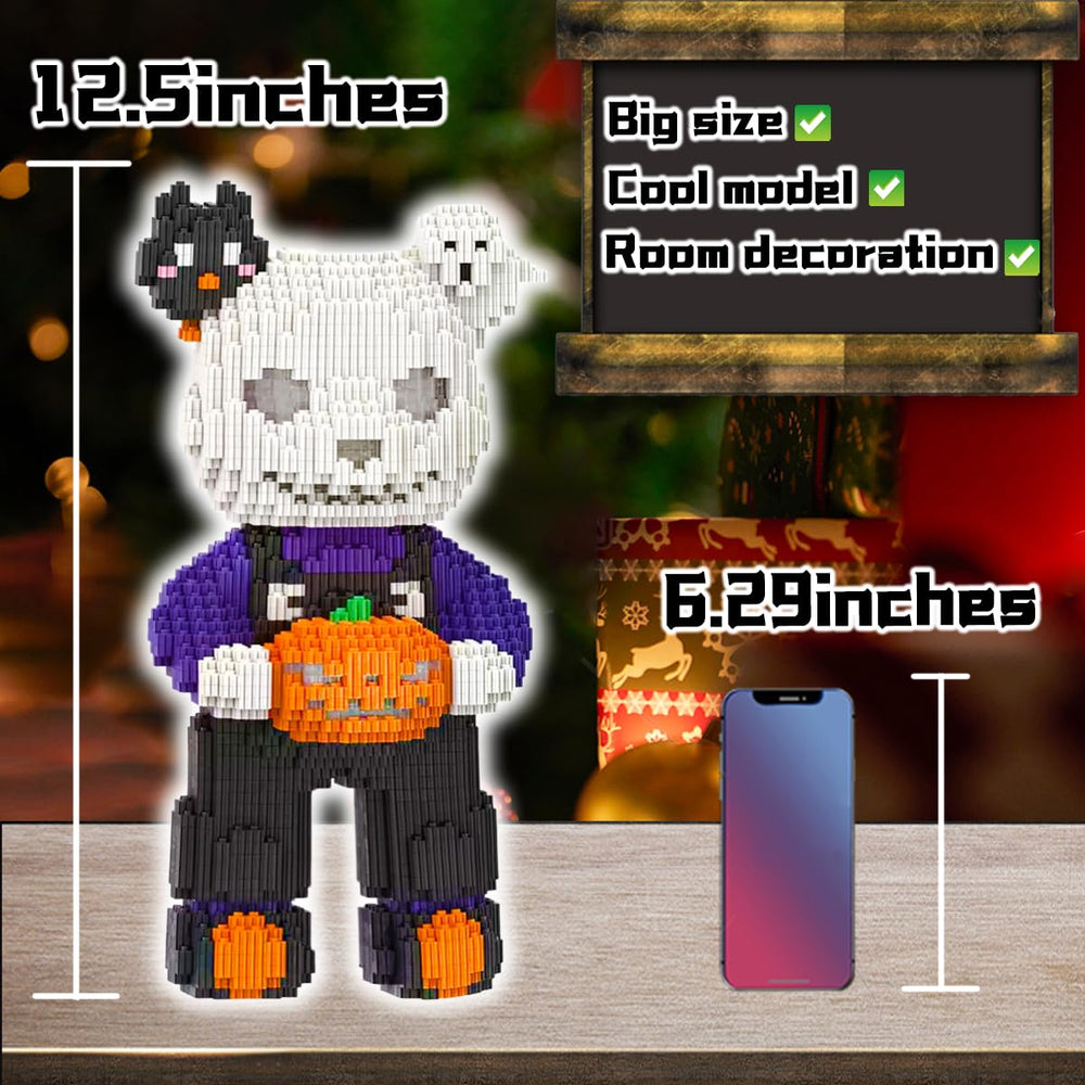 VIIOVOIIV Christmas ornament display of the bear makes festive decor.