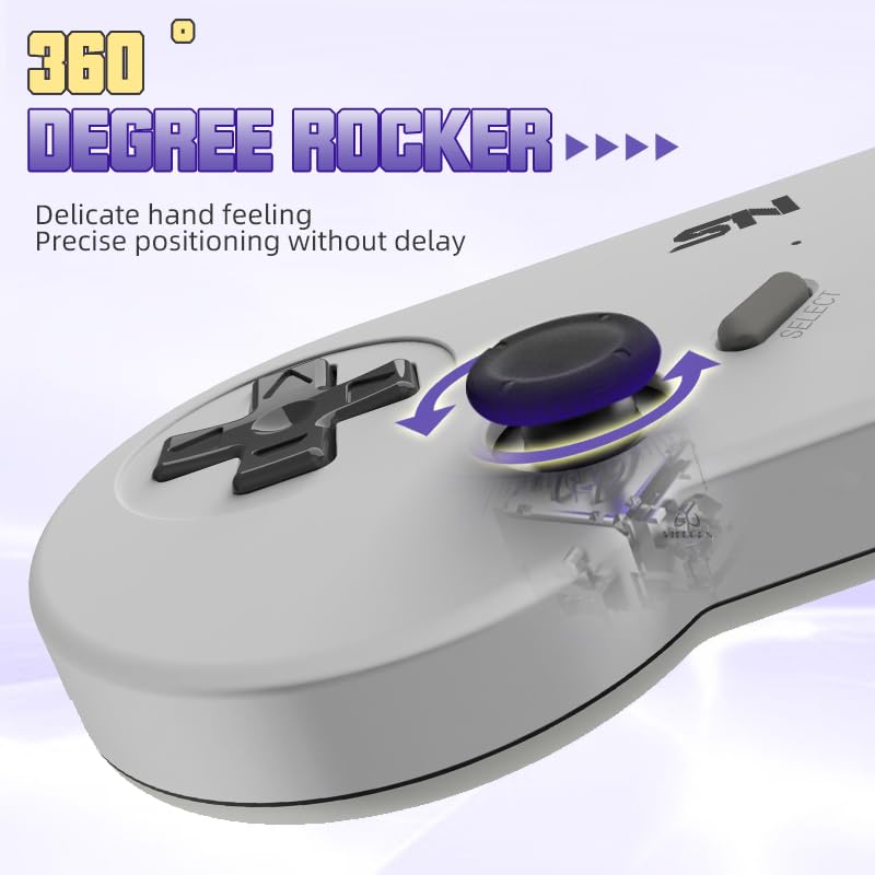 VILCORN video game console HDMI TV setup enables big-screen retro play.