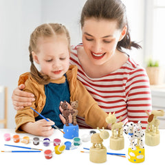 Vileafy creativity and self-expression through kids' painting.
