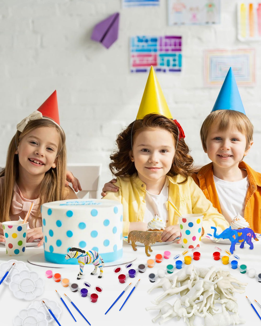Vileafy kids art session with safari animals