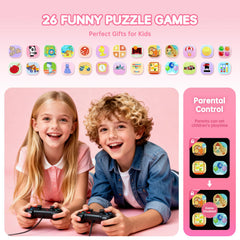 Vilicert Kids Games Watch 26 puzzle games boosts problem solving during play.