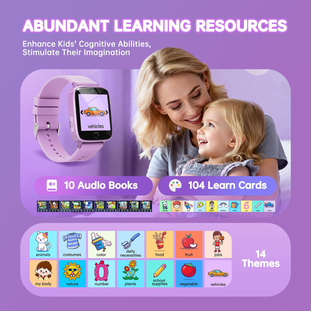 vilicert Kids Games Watch music-player for offline fun