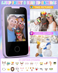 Vimorg Kids Smart Phone IPS screen provides crisp visuals for learning