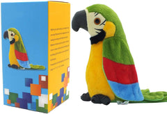 Vincilee parrot imitates sounds to spark imaginative storytelling.