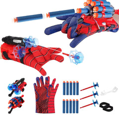 Vinciph red-style spider web launcher gloves enable quick-draw imaginative play