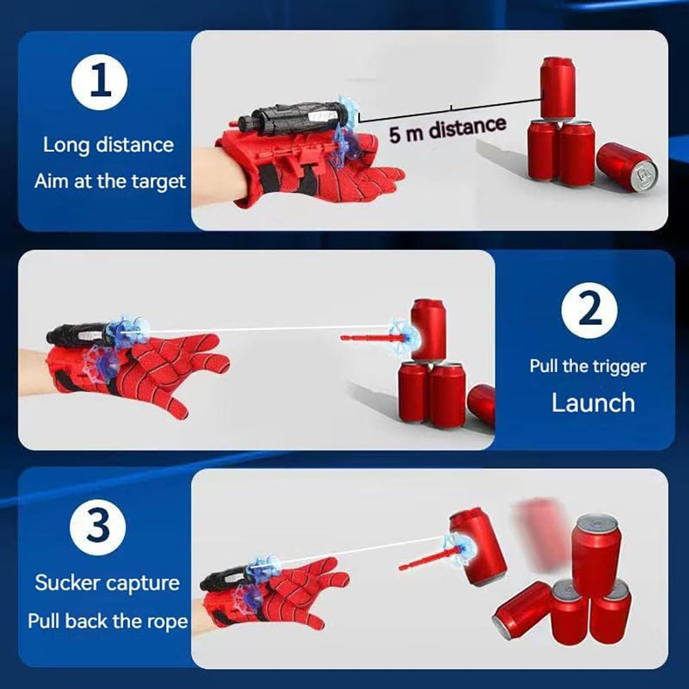 Vinciph Spider Web Shooter latex gloves offer comfortable, flexible wear