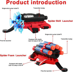 Vinciph Spider Web Shooter soft bullets for safe backyard target play