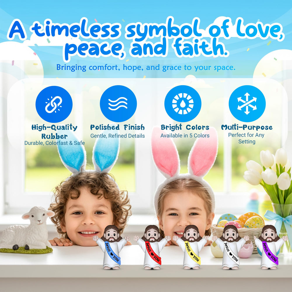 VINETEN Jesus Loves You mini-figurine highlights faith for celebrations.