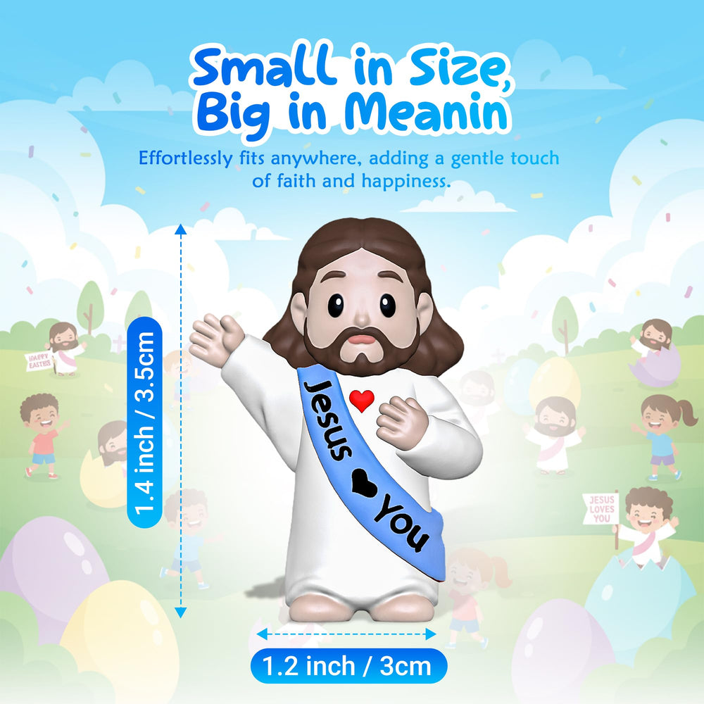 VINETEN Sunday school Jesus figure promotes kindness during lessons.