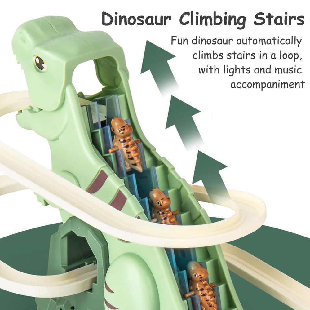 Vingtank dinosaur climbing dinosaurs with lights sparking curiosity and exploration.