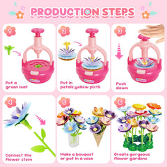 Vinkp stems and centers offer sturdy structure for lasting fabric flowers.