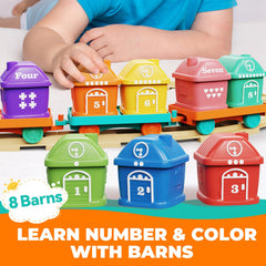 Vinkp curved track enables looping layouts for creative play.
