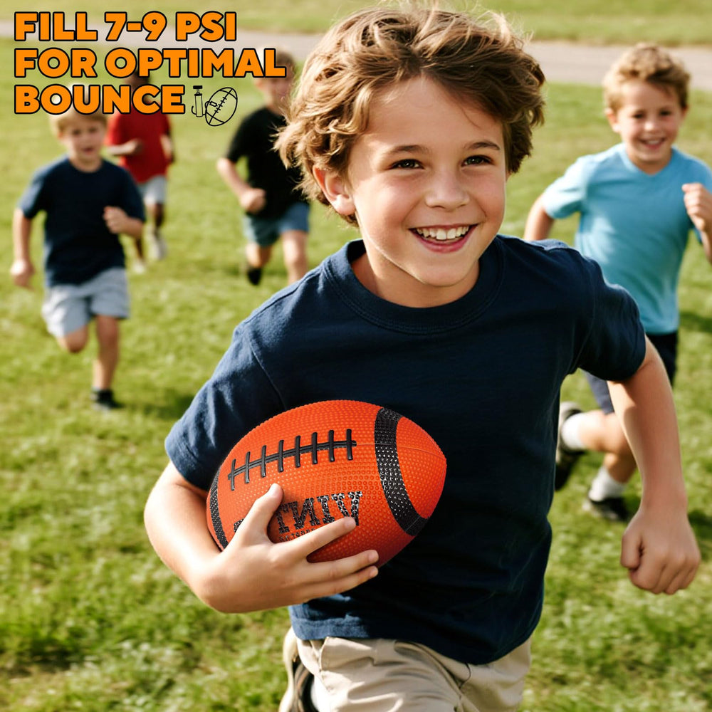 VINTOP Light Up Football with air pump enables quick inflation.