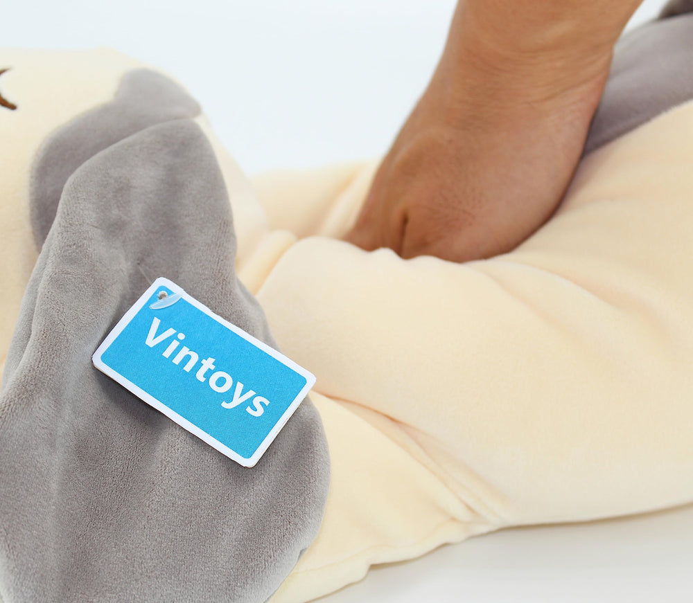 Vintoys office nap pillow in gray designed for quick relaxed breaks