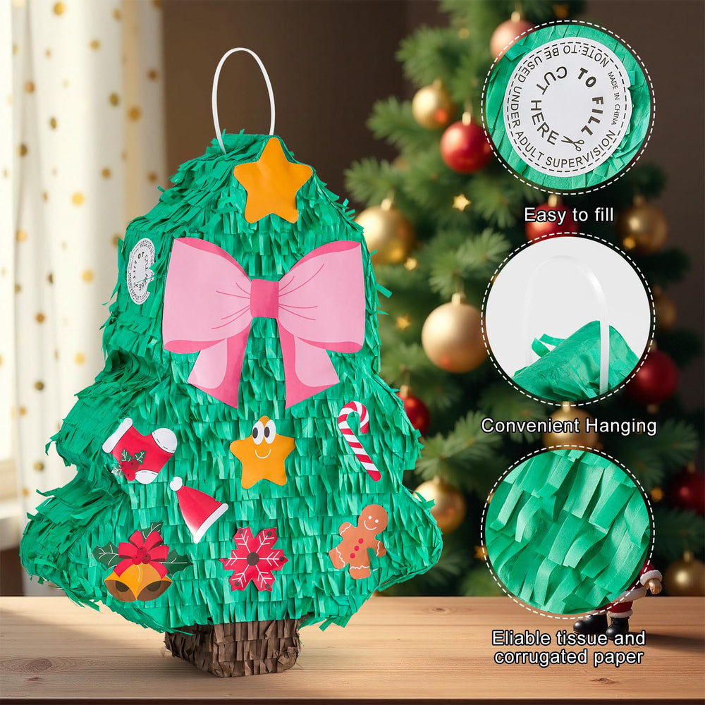 VinTS Easy-Fill Pinata with pre-made hole for quick filling.
