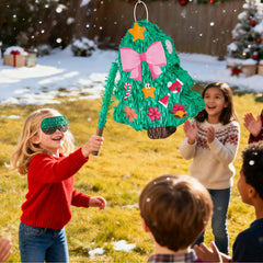 VinTS Hangable design makes quick setup above tables or gift areas.