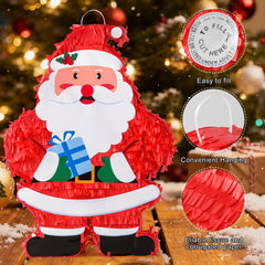 VinTS Santa Piñata fill hole shows easy loading of goodies.