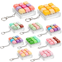 VioraWhite keyboard fidget collection, colorful keys delivering satisfying tactile feedback for focus.