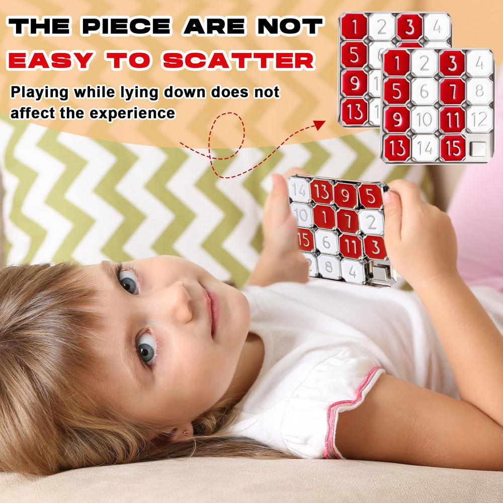 VioraWhite metal slide puzzle is perfect as a party favor.