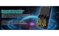 VIOXIA R36s Max with 64GB storage keeps games handy.