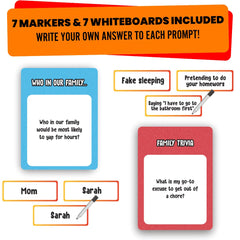Viral Studios Who in Our Family marker set aiding fast, clean scorekeeping