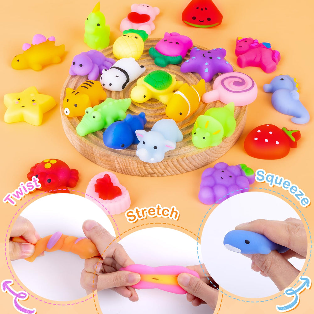 VISCOO animal, dinosaur, and sea-squishies provide colorful learning and play.