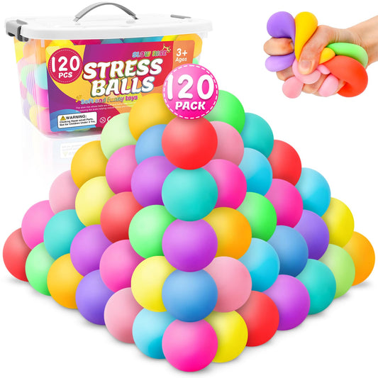 VISCOO stress-ball 120-pack box, ideal gift set for stress relief and sensory play.