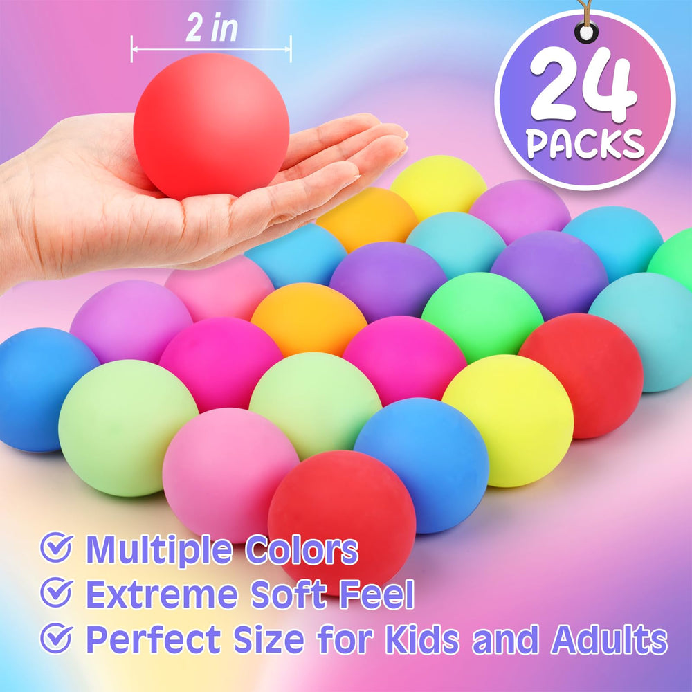 Viscoo slow-rise 2-inch stress ball close-up for palm squeezing.