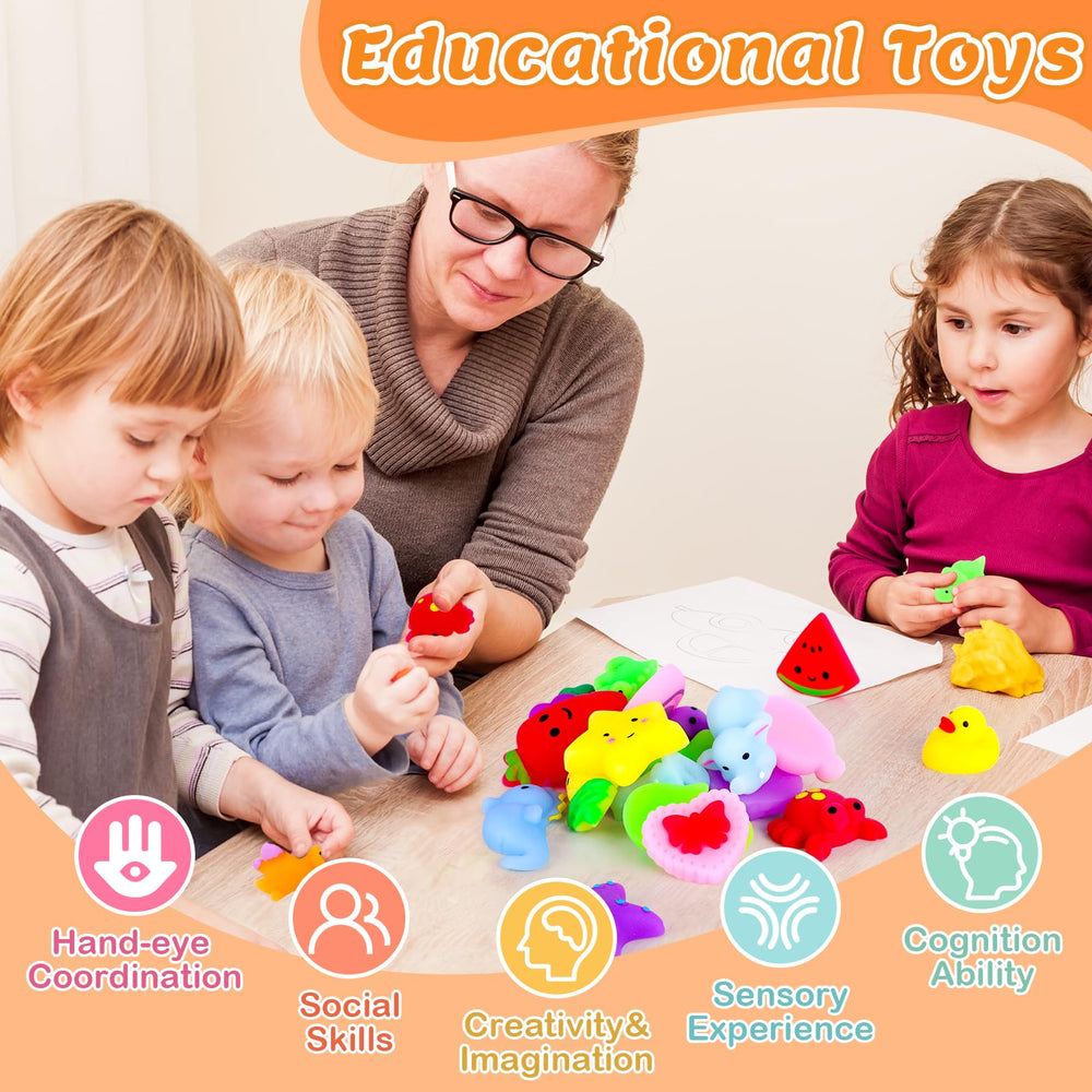 VISCOO mini squishies are safe, non-toxic, and easy to clean.