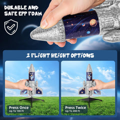 VisionX safety delay provides space to step back before spin-up.