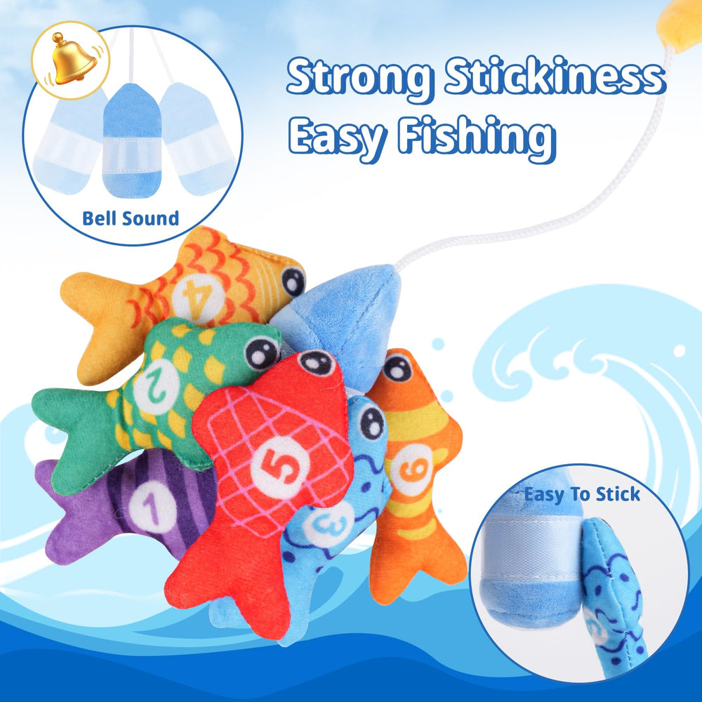 Visivessel stackable fish cups for sorting by color and number