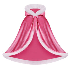 Close up of Visofayo cape interior satin and exterior velvet highlighting premium feel
