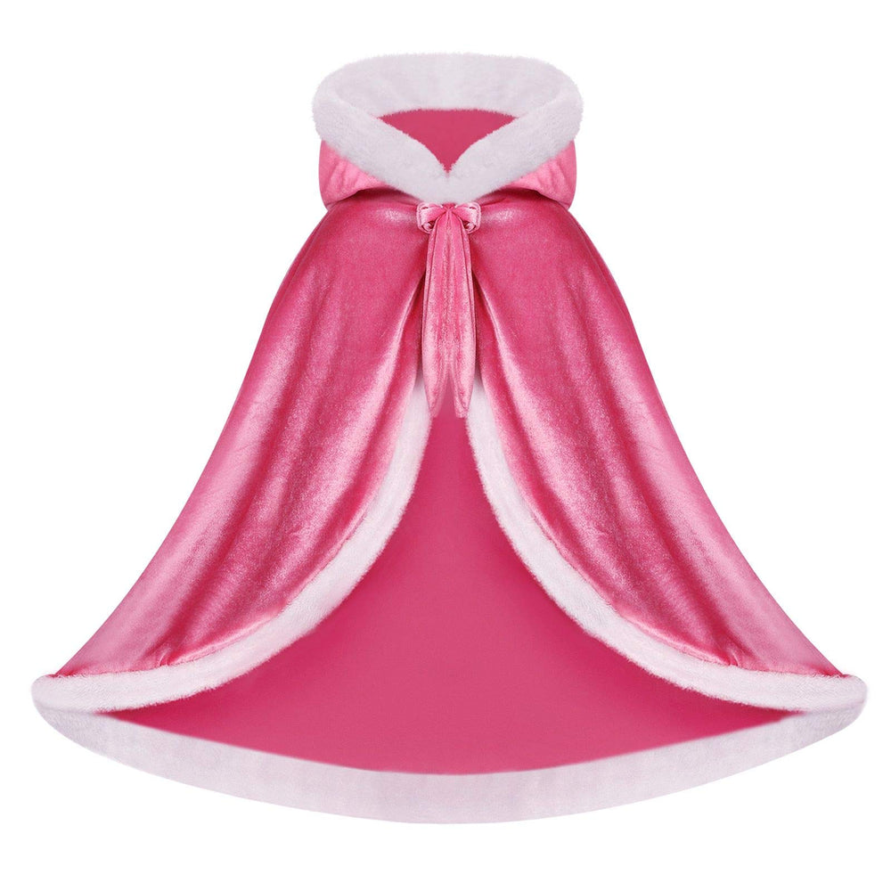 Visofayo velvet outside princess cape adds elegant look to costumes.