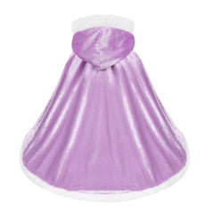 Visofayo velvet outside satin inside cape offers rich texture and shine.