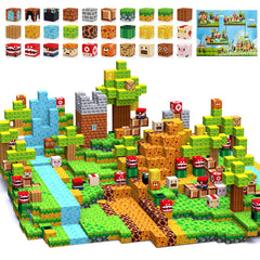 VISREFUR magnetic blocks 140pcs adventure world boosts imagination and creative play