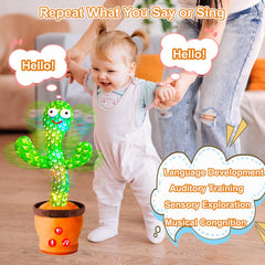 Vitosup cactus toy records and replays voices for playful interaction.
