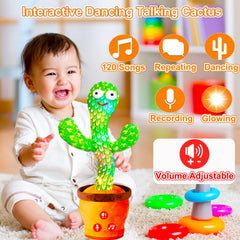 Vitosup cactus toy volume control for comfortable sound levels.