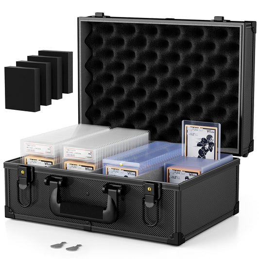 Vitula Card Case front view showing spacious capacity for organized collections