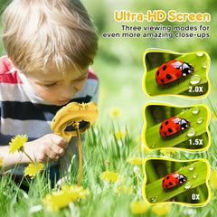 Vivid Glass borescope kids nature exploration boosts curiosity during outdoor learning.